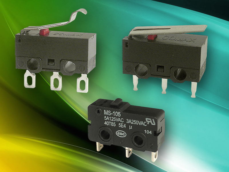 C&K offers tamper-proof subminiature snap-acting switches